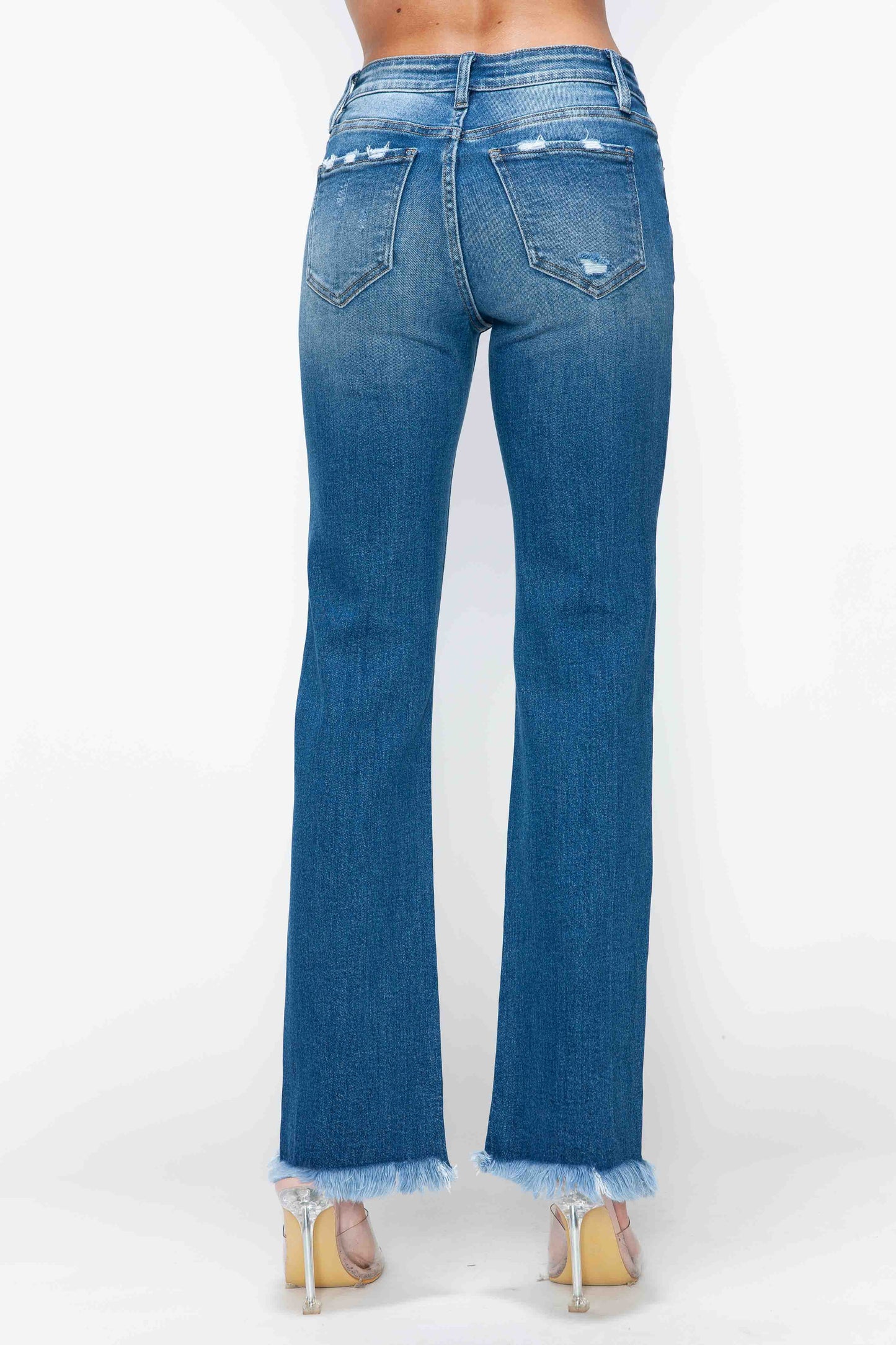 mid rise relaxed straight leg jean bytos