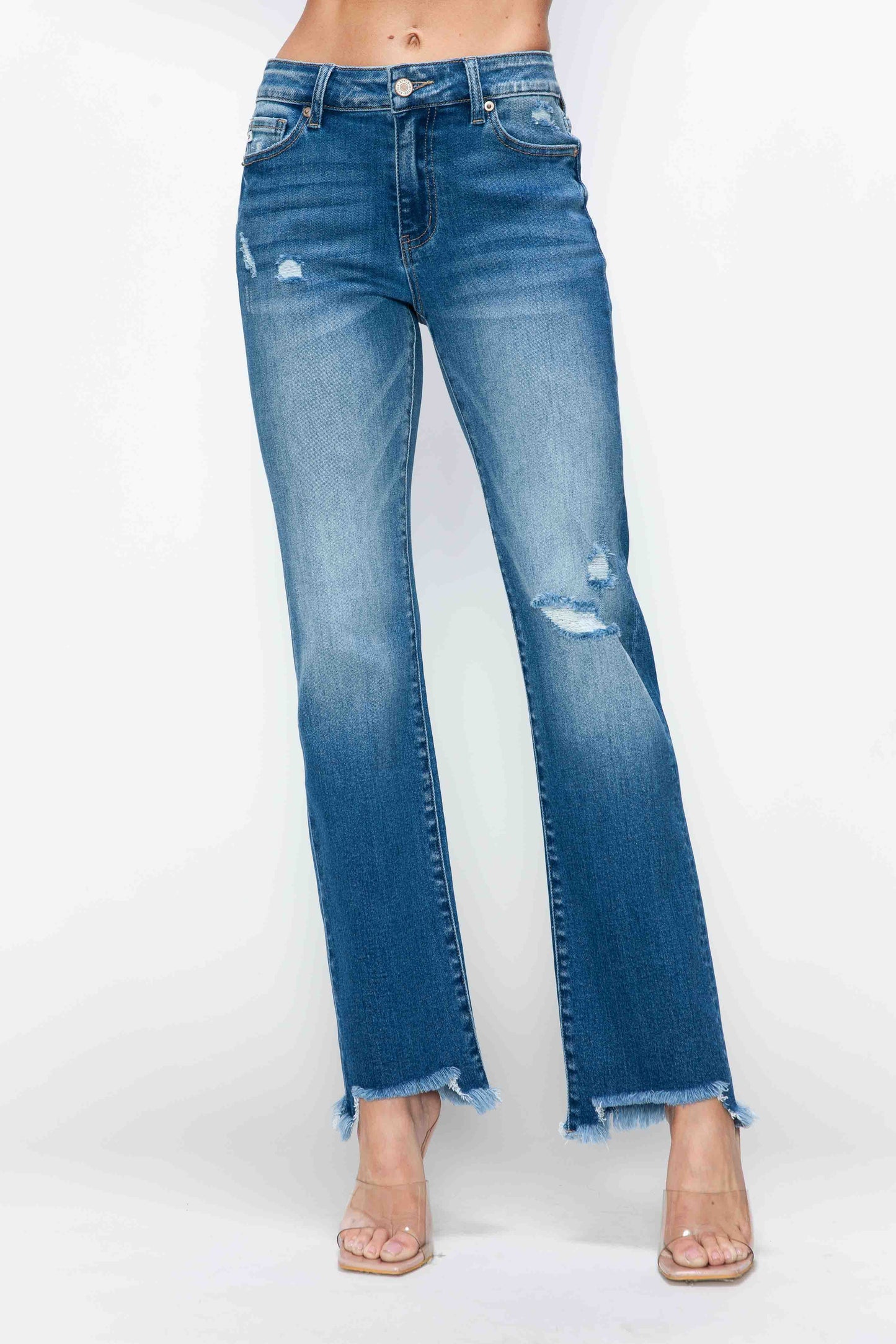 mid rise relaxed straight leg jean bytos