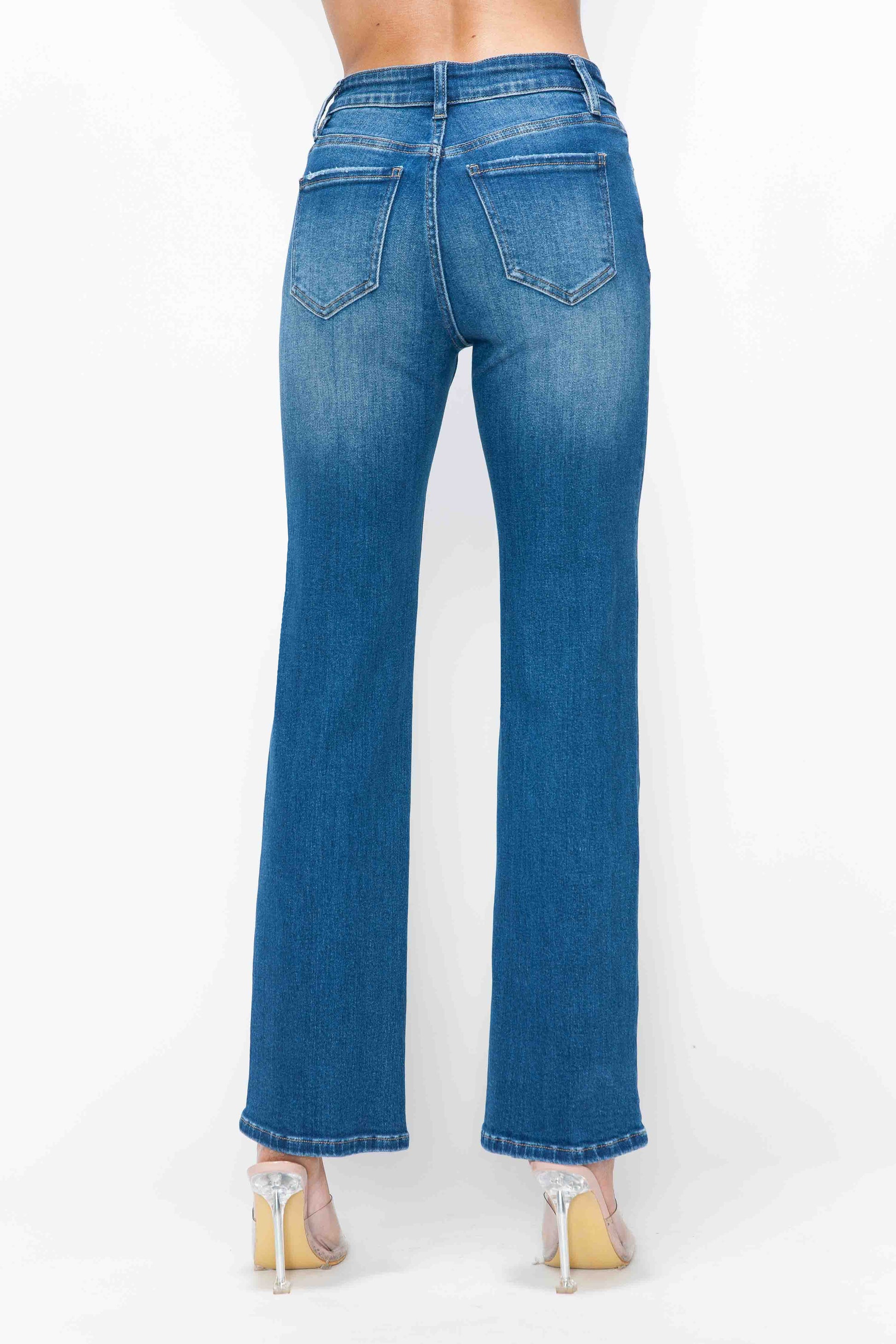 HIGH RISE STRAIGHT LEG JEAN bytos