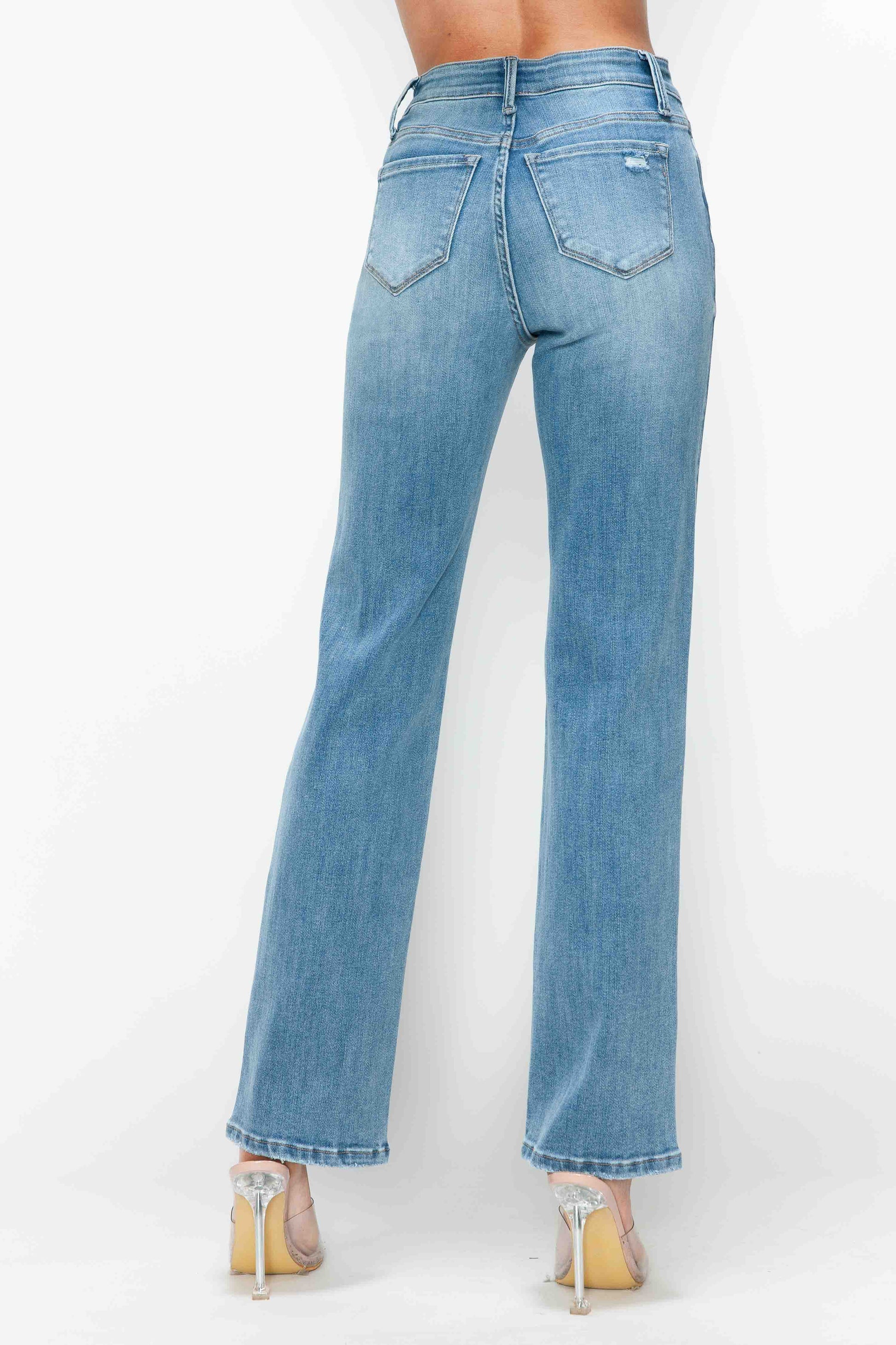 HIGH RISE STRAIGHT LEG JEAN bytos