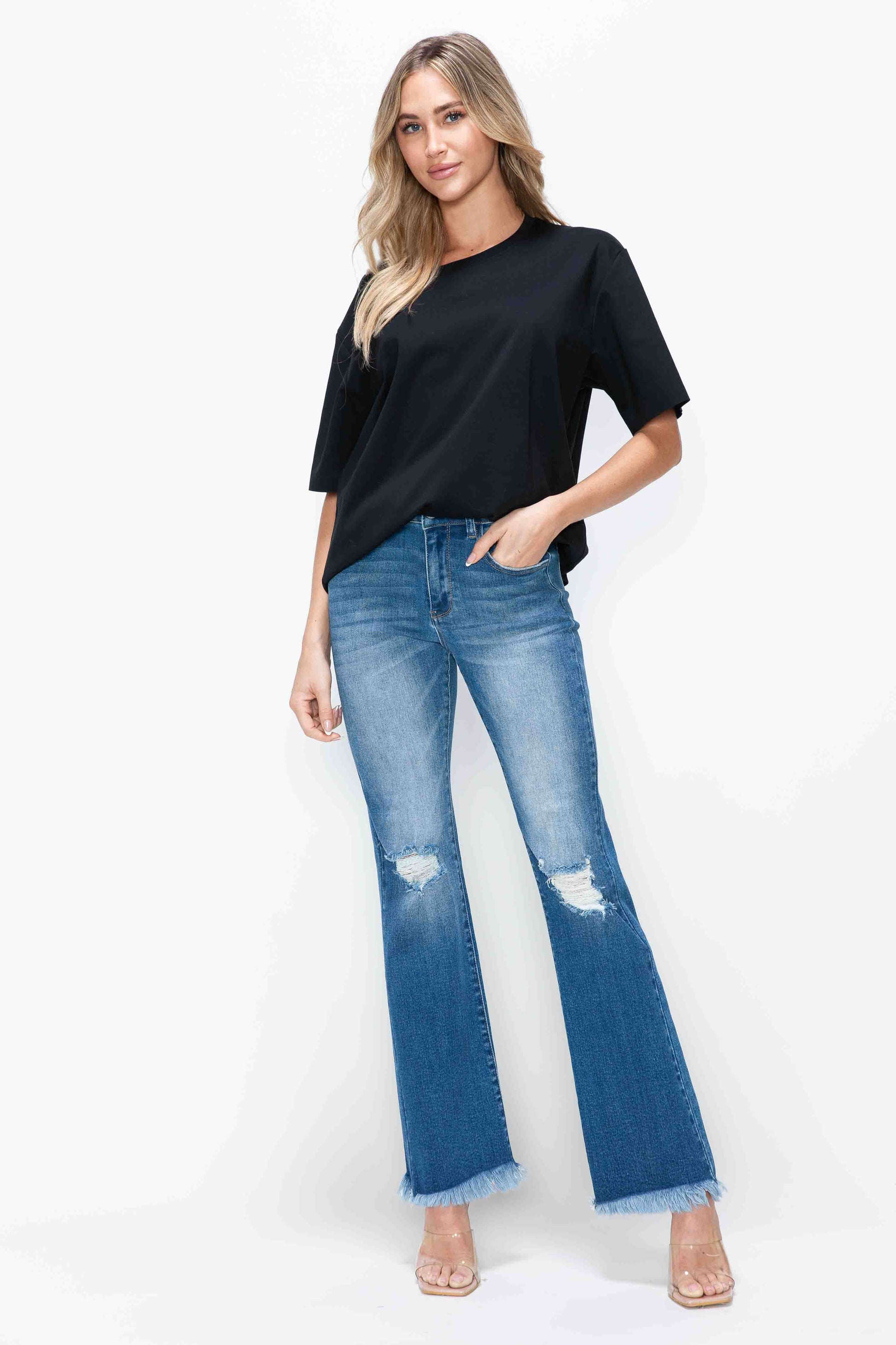 HIGH RISE BOOT CUT LEG bytos