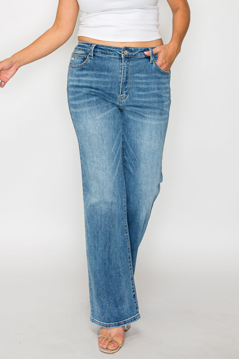 mid rise flare leg