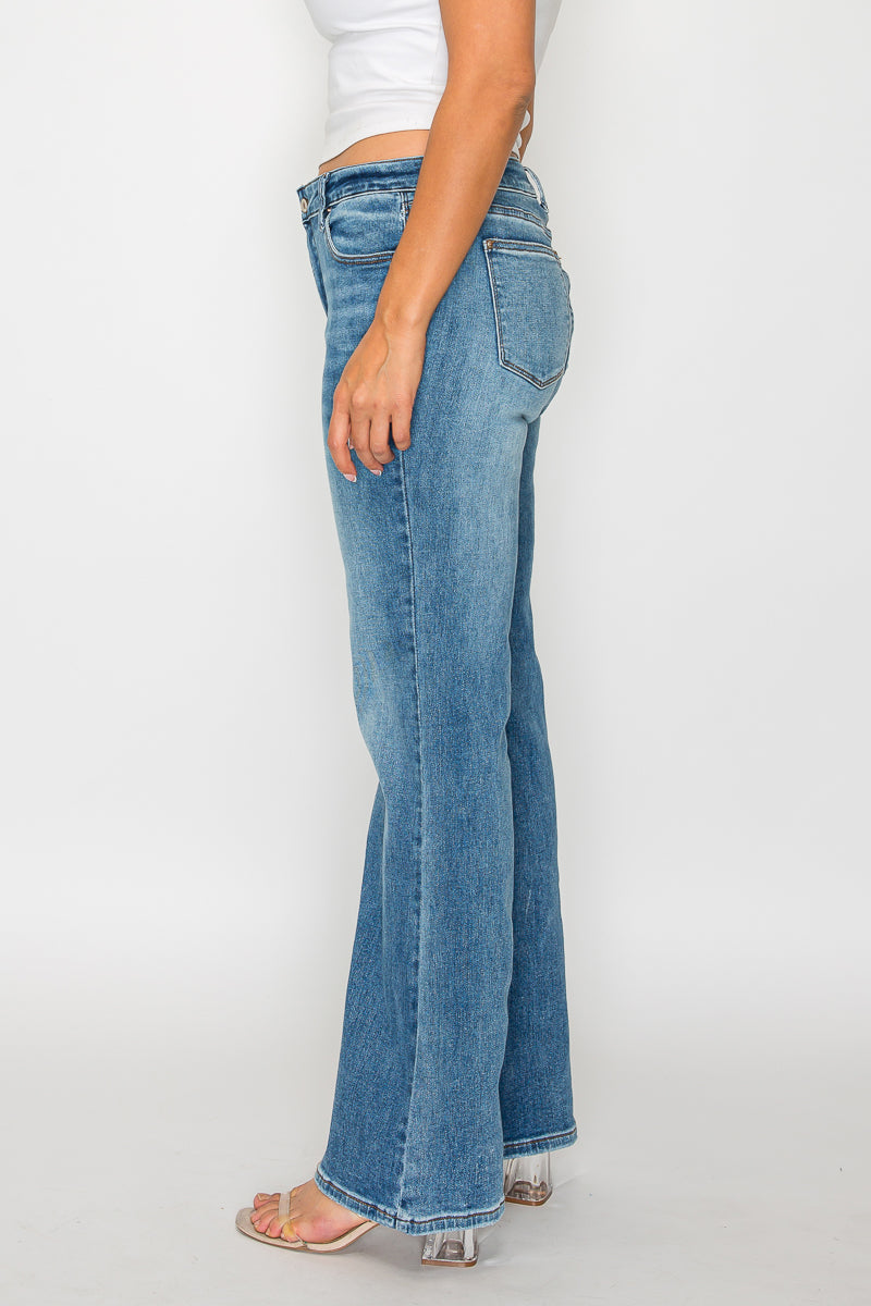 mid rise flare leg