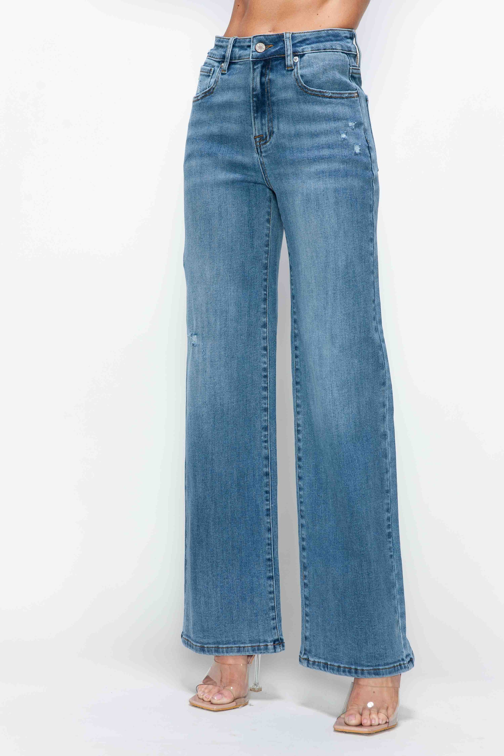 HIGH RISE WIDE LEG JEAN bytos