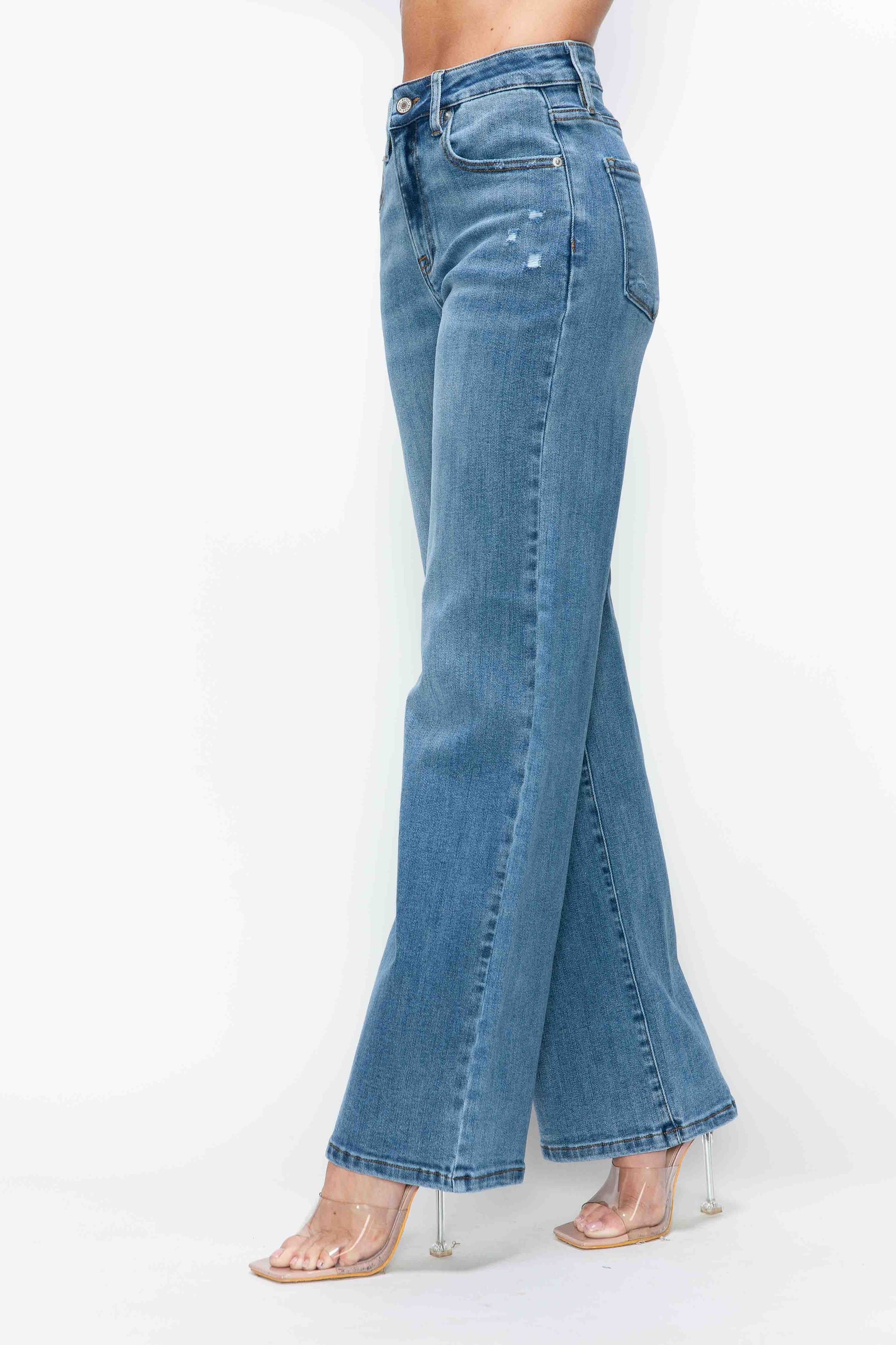 HIGH RISE WIDE LEG JEAN bytos