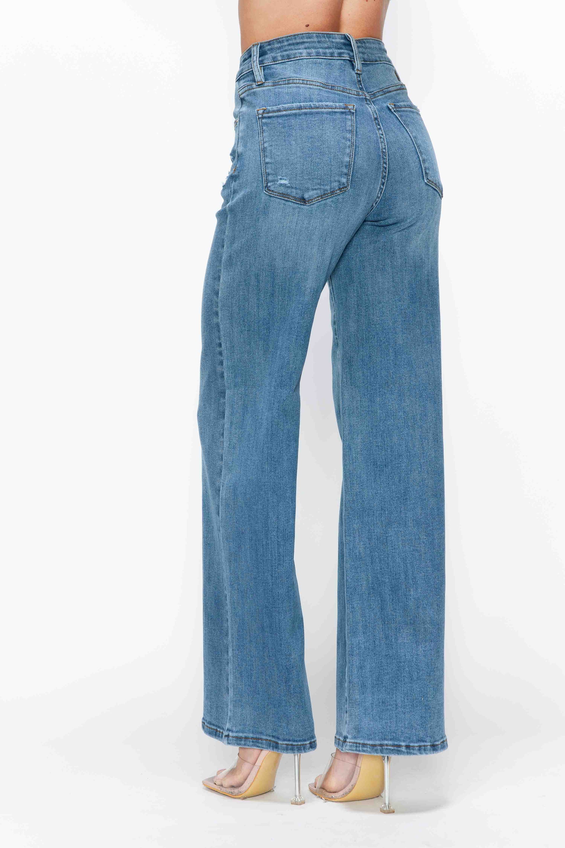 HIGH RISE WIDE LEG JEAN bytos