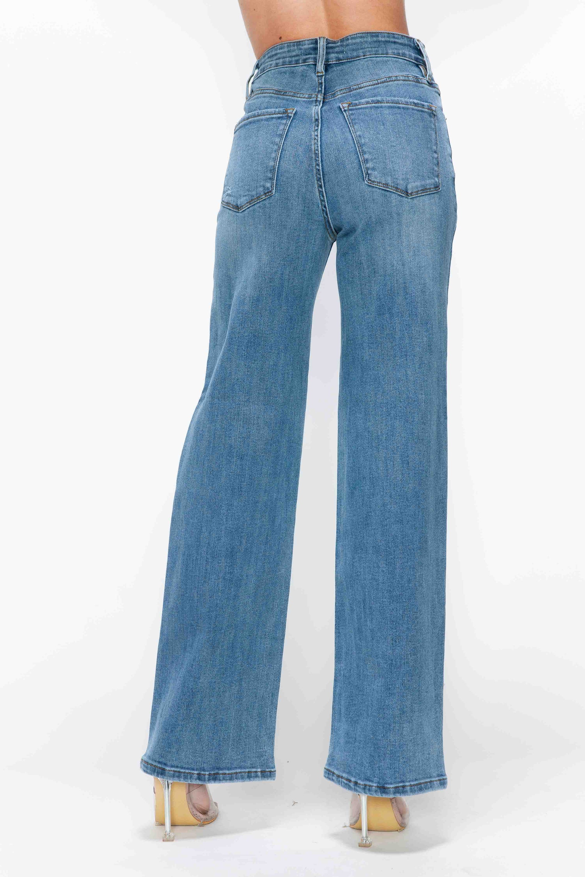 HIGH RISE WIDE LEG JEAN bytos