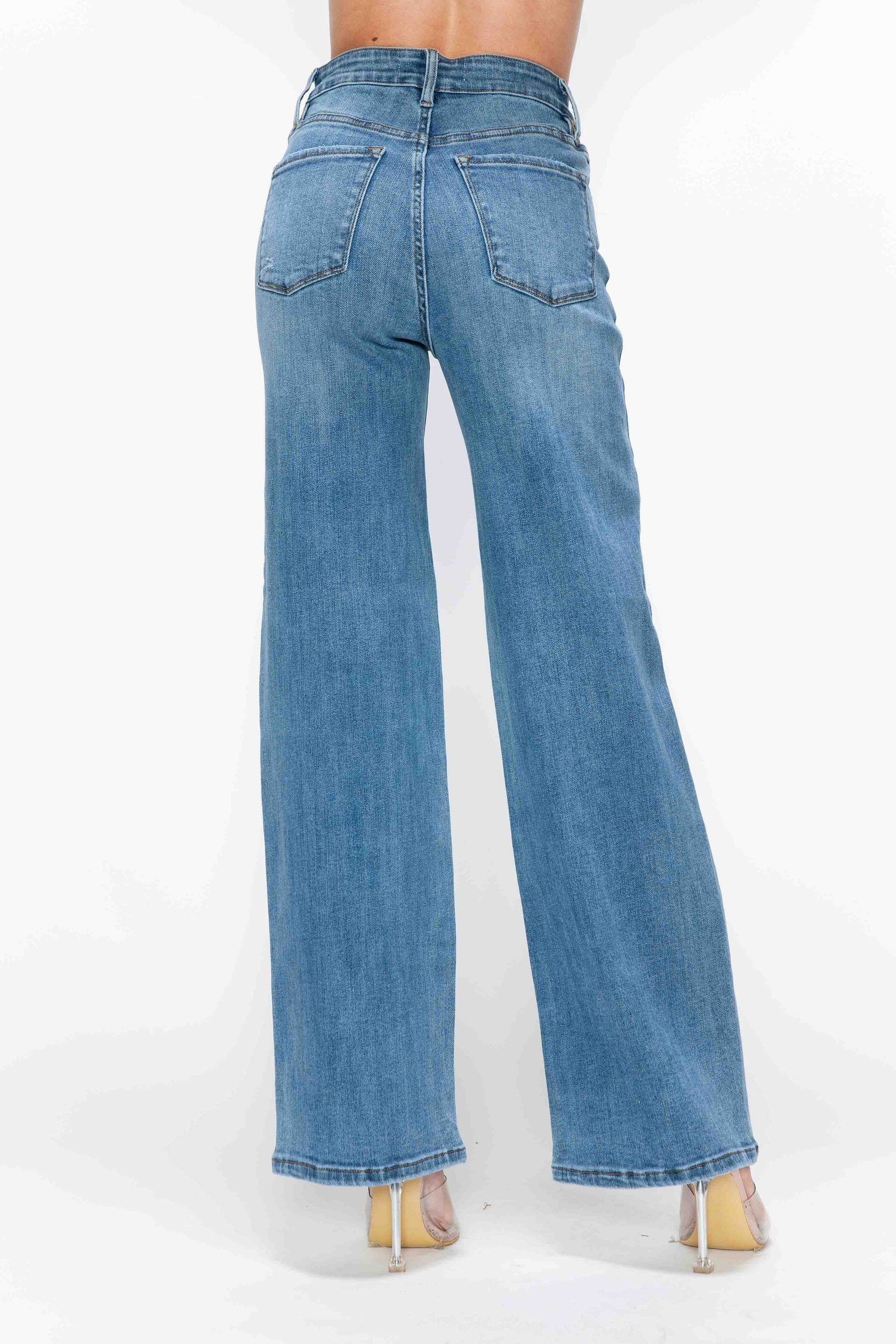 HIGH RISE WIDE LEG JEAN bytos